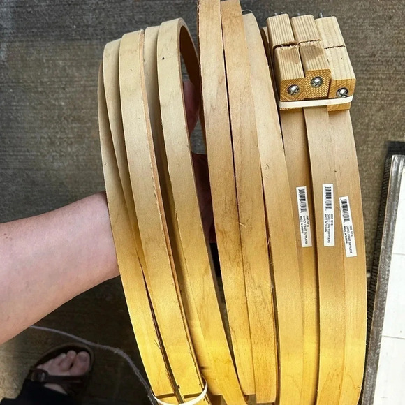 (Lot of 9) NWT Darice 18” Embroidery Hoop Quilting Hoop Wooden - Picture 5 of 5